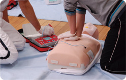 CPR/AED講習　アスレティック・トレーナーによる講習／NCSA認定資格に有効
