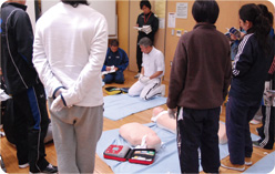 CPR/AED講習 アスレティック・トレーナーによる講習/NCSA認定資格に有効